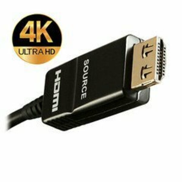 Swe-Tech 3C Shielded Plenum HDMI Active Optical Cable, 4K@60, Black, HDMI Male, 75 foot FWT13V4-51175